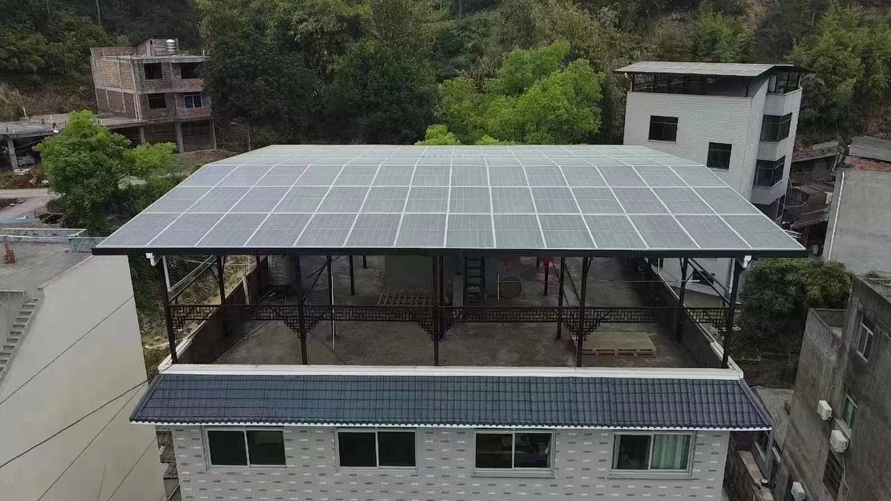 荣成15kw+10kwh自建别墅家庭光伏储能系统